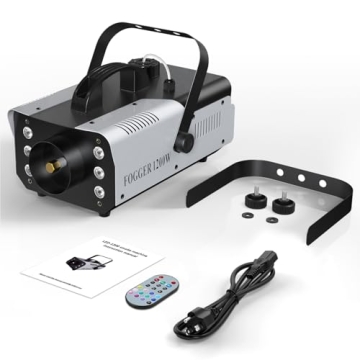HOLDLAMP 1200W Fog Machine with LED Lights for Events