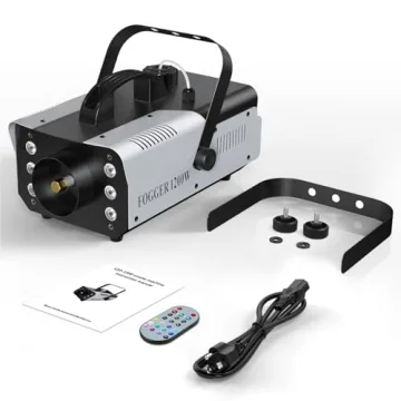 HOLDLAMP 1200W Fog Machine with LED Lights for Events