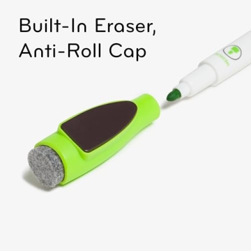 Vibrant U Brands Fine Tip Dry Erase Markers Set of 6