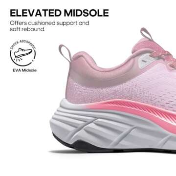 NORTIV 8 Women's Walking Shoes - Comfortable & Stylish Sneakers