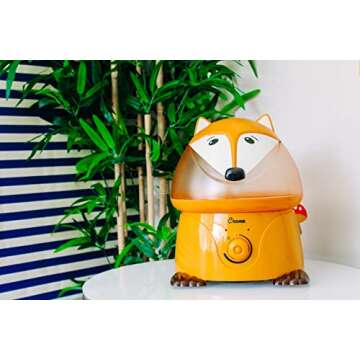 Crane Adorables Ultrasonic Humidifiers for Bedroom and Baby Nursery, 1 Gallon Cool Mist Air Humidifi...