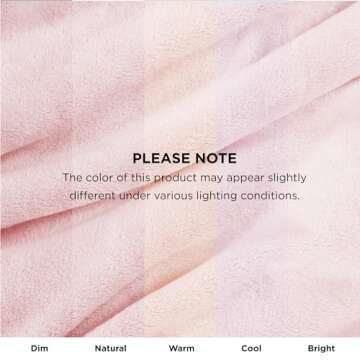 Bedsure Fleece Throw Blanket Pink - 300GSM Valentines Blankets for Couch, Sofa, Bed, Soft Lightweight Plush Cozy Throws for Toddlers, Girls