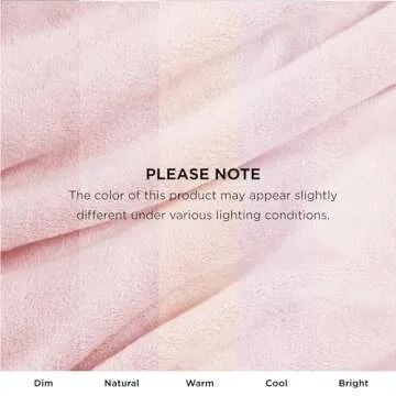 Bedsure Cozy Pink Fleece Throw Blanket for All Ages