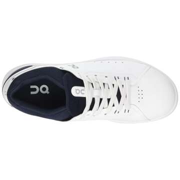 On Men's The Roger Advantage Sneakers, White/Midnight, 10 Medium US