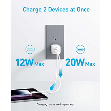 Anker 323 33W Dual-Port Compact USB-C Charger