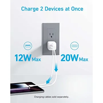 Anker 323 33W Dual-Port Compact USB-C Charger