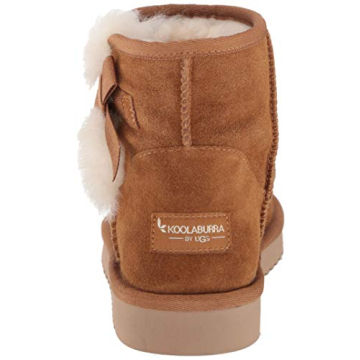 Koolaburra by UGG Women's Victoria Mini Ankle Boot, Chestnut, 7