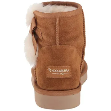 Koolaburra by UGG Women's Victoria Mini Ankle Boot, Chestnut, 7
