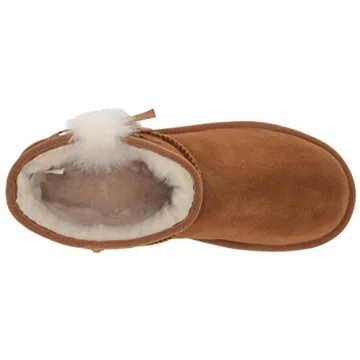 Koolaburra by UGG Women's Victoria Mini Ankle Boot, Chestnut, 7