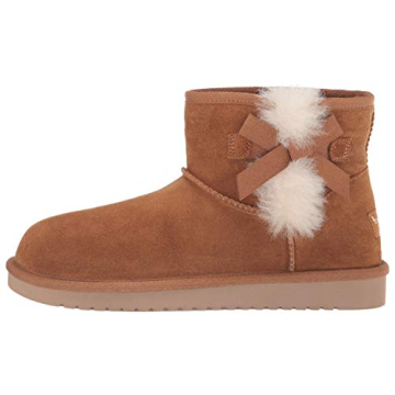 Koolaburra by UGG Women's Victoria Mini Ankle Boot, Chestnut, 7