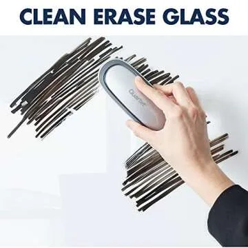 Quartet Magnetic Glass Dry Erase White Board, 96" x 48" Whiteboard, Frameless, Brilliance White High Contrast White Glass (G29648W)