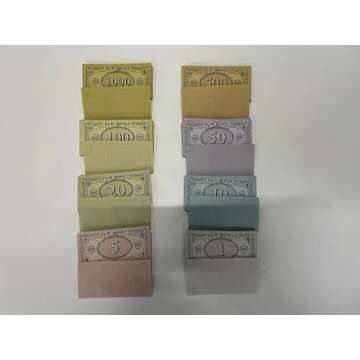 Powza Prop Money Play Money Set - 210 Pieces for Fun and Learning