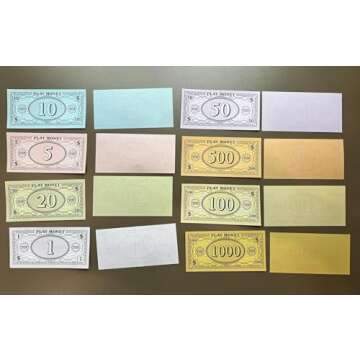 Powza 210 Pcs Realistic Play Money for Creative Fun