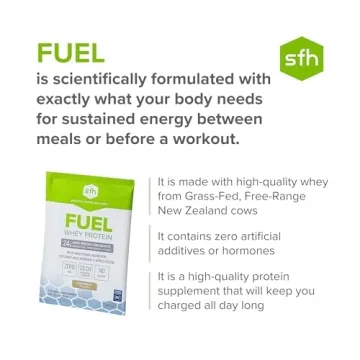 SFH Fuel Whey Protein Powder - All Natural Coconut Flavor