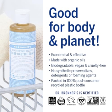 Dr. Bronner's Versatile Pure-Castile Soap for All Ages