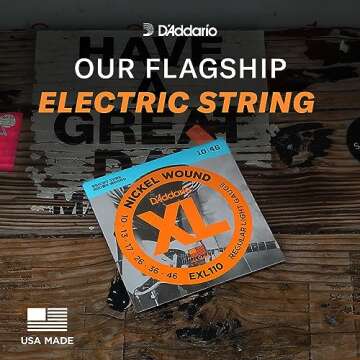 D'Addario XL Nickel Electric Guitar Strings - Best Sound & Durability