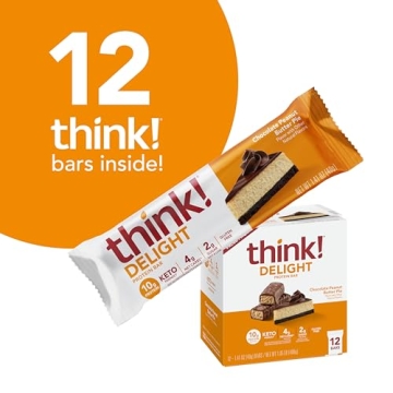 think! Keto Protein Bars - Chocolate Peanut Butter Pie 12 Count
