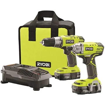 RYOBI P1832 18V Drill and Impact Driver Kit for DIY