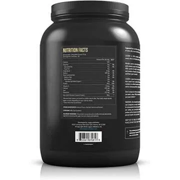 LEGION Casein+ Casein Protein Powder (French Vanilla) - Slow-Release Micellar Casein Protein Powder - Non-GMO, Gluten-Free & Naturally Sweetened Casein Powder from Grass-Fed Cows (30 Servings)