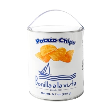 Bonilla a la Vista Gourmet Potato Chips - 275g Tin Delight