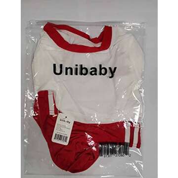 Unibaby Women Anime Cosplay Costume Japanese Uniform Lingerie Outfit Top with Thong 2Ps Set