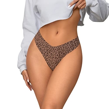 DEANGELMON Seamless Thongs Comfortable Low Rise Underwear