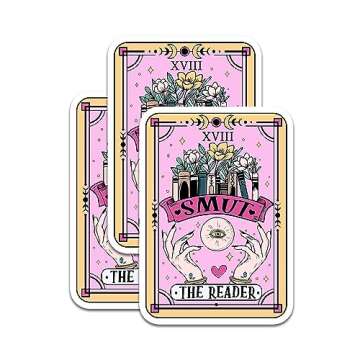 314PI (3pcs) The Reader Sticker, Tarot Stickers, Tarot Cards, Book Stickers For Adults, Bookish Wate...