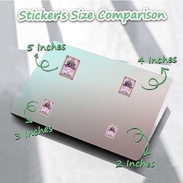314PI (3pcs) The Reader Sticker, Tarot Stickers, Tarot Cards, Book Stickers For Adults, Bookish Water Assistant Die Cut Sticker for Laptop Phone Water Bottle Skateboard, Book Stickers, Reading