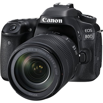 Canon EOS 80D Digital SLR Kit with EF-S 18-135mm f/3.5-5.6 Image Stabilization USM Lens (Renewed)