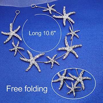Bienvenu Women's Girl's Hair Head Band Starfish Headwear Hair Beach Wedding