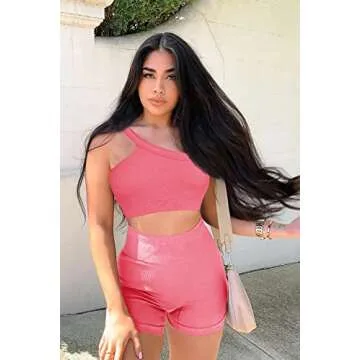 niyokki Pink Yoga Workout Set for Women - Stylish & Functional