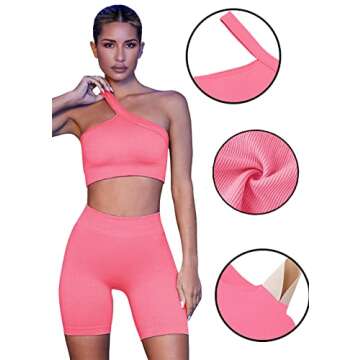 niyokki Pink Yoga Workout Set for Women - Stylish & Functional