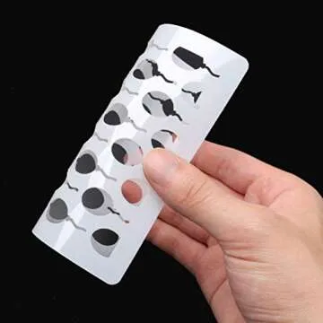 30 Pcs Cookie Stencils 5.1 x 5.1 Inch Cakes Baking Stencils Floral Leaf Cake Stencil Airbrushs Stencil Painting Stencil Cake Decorating Stencil for Craft Birthday Wedding Party