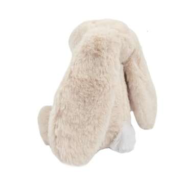 Best Pet Supplies Interactive Bunny Buddy Dog Toy with Crinkle and Squeaky Enrichment for Small and Medium Breed Puppies or Dogs, Cute and Plush - Bunny (Beige)