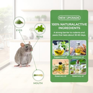 Peppermint Oil Mouse Rodent Repellent 12 Pack