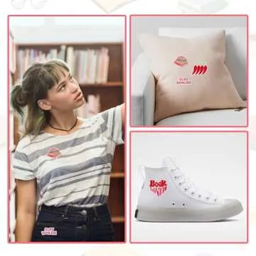 Kirako 8Pcs Bookish Iron on Patches for DIY Crafts