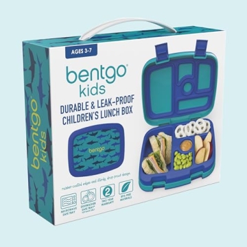Bentgo Kids Bento Lunch Box - Leak-Proof, Fun Designs for Kids
