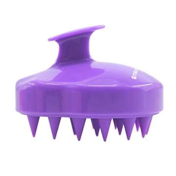 MAXSOFT Hair Scalp Massager Shampoo Brush, Scalp Care Brush (Purple)