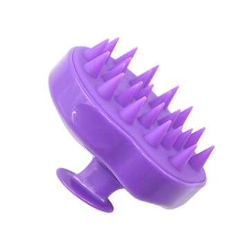 MAXSOFT Hair Scalp Massager Shampoo Brush, Scalp Care Brush (Purple)