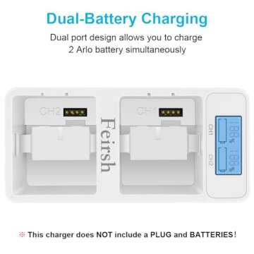 LED Digital Charging Station for Arlo Cameras