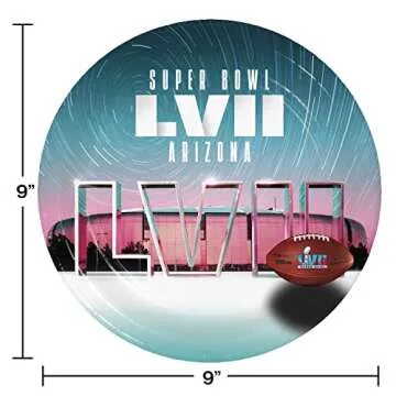 Super Bowl LVII Party Supplies Kit for Ultimate Game Day Fun