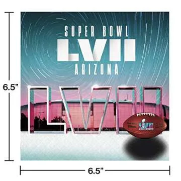 Super Bowl LVII Party Supplies Kit for Ultimate Game Day Fun