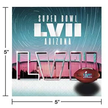 Super Bowl LVII Party Supplies Kit for Ultimate Game Day Fun