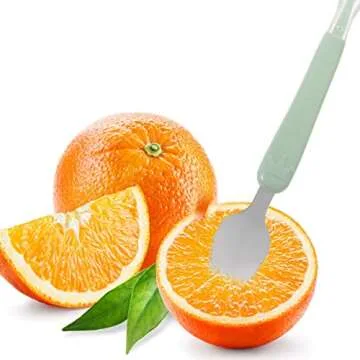 1pcs Double Head Baby Spoon,Silicone Baby Fruit Scraping Mud Spoon Feeding Spoons Training Spoon Set for Infants Baby,Green