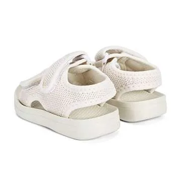 MK MATT KEELY Unisex Kids Summer Slide Sandals Baby Comfort Anti-Slip Open Toe Adjustable Walking Beach Shower Shoes for Boys Girls