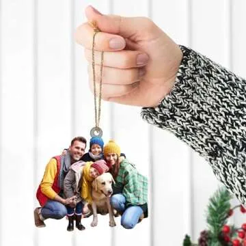 Customized Photo Ornament for Christmas Tree - Unique Gift