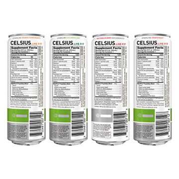 CELSIUS Fitness Drink: Sweetened with Stevia, Zero Sugar