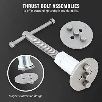 ‎DNA MOTORING TOOLS-00243 24-pcs Disc Brake Caliper Piston Compressor Wind Back Repair Tool Kit for Cars, with Carrying Case,Red