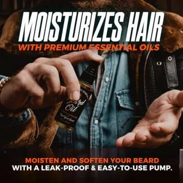 Wild Willies Premium Beard Oil & Conditioner Natural, Organic Ingredients Promote Fast Beard Growth, Removes Itch & Dandruff - Deep Softener Treatment Restores Moisture - 2 Oz, Cool Mint Scent