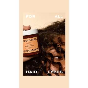 Ceremonia Papaya Scalp Scrub, No color, 8 Fl Oz (Pack of 1)